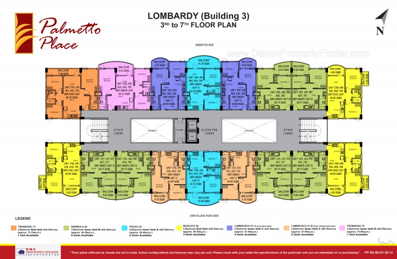 Palmetto Place Building 3 Grand Floor Plans Davao