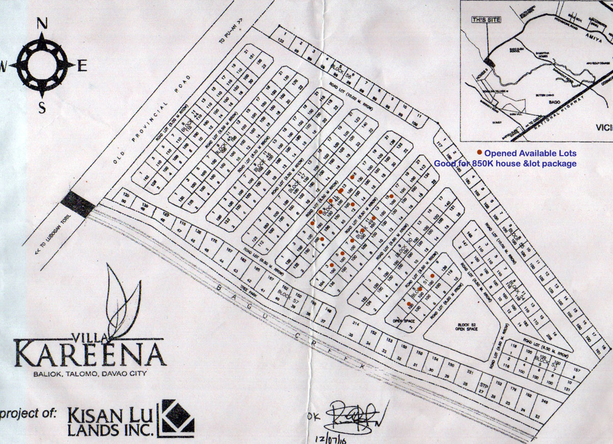 La Vista Subdivision Quezon City Map