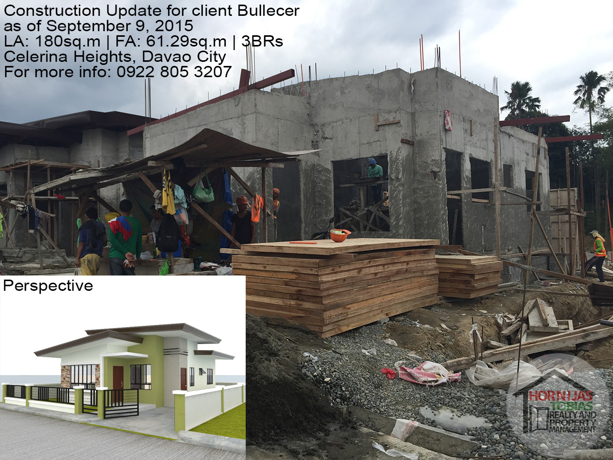 Construction Update for Client Bullecer Celerina Heights, Buhangin